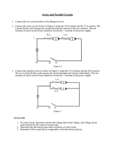 Series and Parallel Circuits