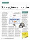Rotor angle error correction