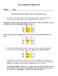 Sex-Linked Problem Set