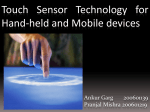 Touch Sensor Technology for Hand