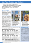 Sap Flow Sensors and Systems