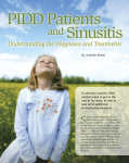 PIDD Patients and Sinusitis, Understanding the