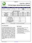 170 Vdc Output, Quasi-Resonant Supply