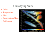 Characteristics of Stars
