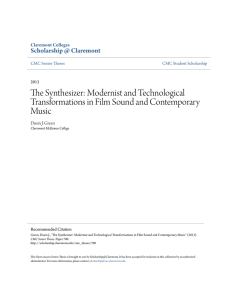 The Synthesizer - Scholarship @ Claremont