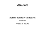 MBA9009: Lecture 2 - Information Management and Systems