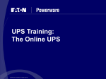 The Online UPS