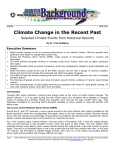 Climate Change in the Recent Past - Frontier Centre For Public Policy