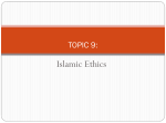 Islamic Ethics - WordPress.com