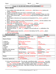 Biology 12 – Blood Assignment