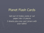 Planet Flash Cards