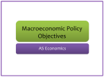 Macroeconomic Policy Objectives