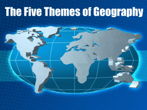 The Five Themes of Geography