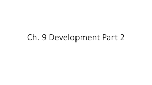 Ch. 9 Development Part 2