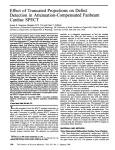 Effect of Truncated Projections on Defect Detection