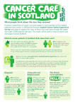 Cancer Care in Scotland - Macmillan Cancer Support