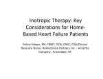 Inotropic Therapy - National Home Infusion Association