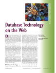 Database Technology on the Web