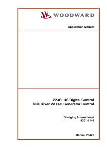 723PLUS Digital Control Nile River Vessel Generator Control