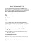 Project Based Biosafety Form Information about the sample sources