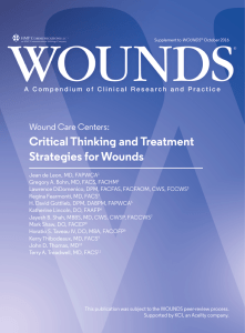 Wound Care Centers: Critical Thinking and Treatment