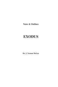 exodus - Thru the Bible