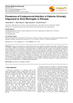 Prevalence of Crytpococcal Infection in Patients Clinically