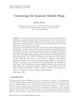 Concerning the Japanese Kabuki Stage - Heldermann