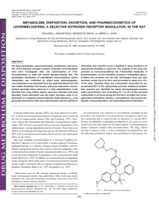 metabolism, disposition, excretion, and pharmacokinetics of