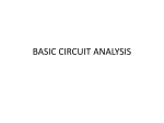 basic circuit analysis
