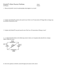 Kirchoff`s Rules Practice Problems