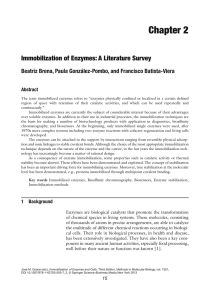 Chapter 2 Immobilization of Enzymes