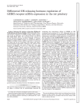 Differential GH-releasing hormone regulation of GHRH receptor