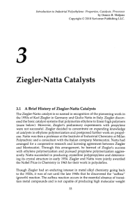 Ziegler-Natta Catalysts