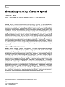 The Landscape Ecology of Invasive Spread