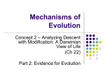 Mechanisms of Evolution - Science with Ms. Wood!