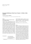 Preoperative Radiotherapy in Rectal Cancer Treatment