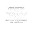 Modeling and control of electromechanical systems - LAR-DEIS