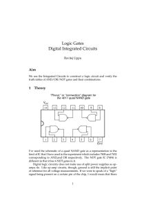 Logic Gates Digital Integrated Circuits