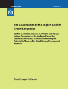 The Classification of the English