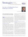 Read "Five Keys to Building Your Firm`s Marketing Committee,"