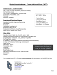 Major Complications / Comorbid Conditions (MCC)