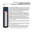 Relay Output Modules IC693/694MDL916, GFK-2404B