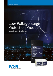 Low Voltage Surge Protection Products