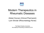Rheumatology Update 2014 - Robert Gordon University
