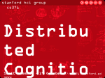 Distributed Cognition