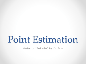 Estimation I