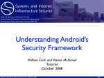Understanding Android`s Security Framework