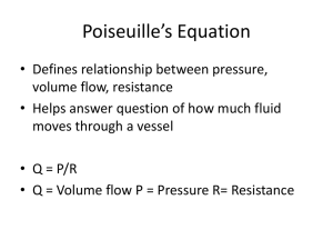 Lecture 2. The arterial system Gross anatomy, physiology and