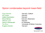 ppt - Harvard Condensed Matter Theory group